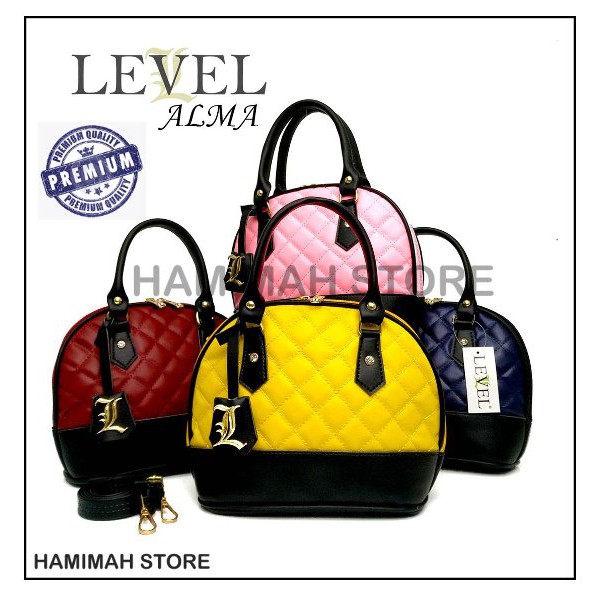 Tas Wanita  MURAH TAS WANITA TAS LEVEL ALMA FASHION ORIGINAL SLING BAG CLUTCH BAG HANDBAG  Murah