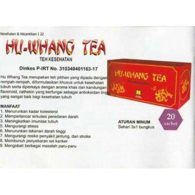 

HU WHANG TEA/ Teh Rempah Nasa / Pelangsing Tubuh / Agen Nasa