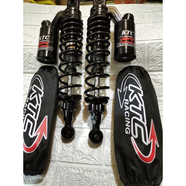 SHOCKBEAKER TABUNG KTC EXTREME 280mm 320mm 340mmn BLACK SERIES Jupiter RX king Tiger Vega Supra Nouvo aerox nmax new nmax old pcx dll/SHOCK BELAKANG BEBEK KTC EXTREME RACING copy  BLACK SERIES NEW PRODUK-6
