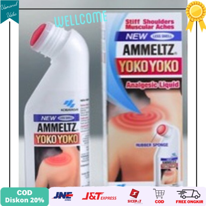 

◾COD◾ KOBAYASHI | NEW AMMELTZ YOKO YOKO Analgesic Liquid [Less Smell] 80ml