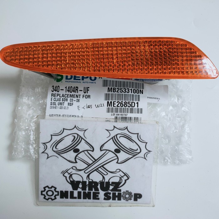 LAMPU SEIN RITING FENDER SAMPING MERCEDES BENZ C-CLASS W211 2003 KANAN