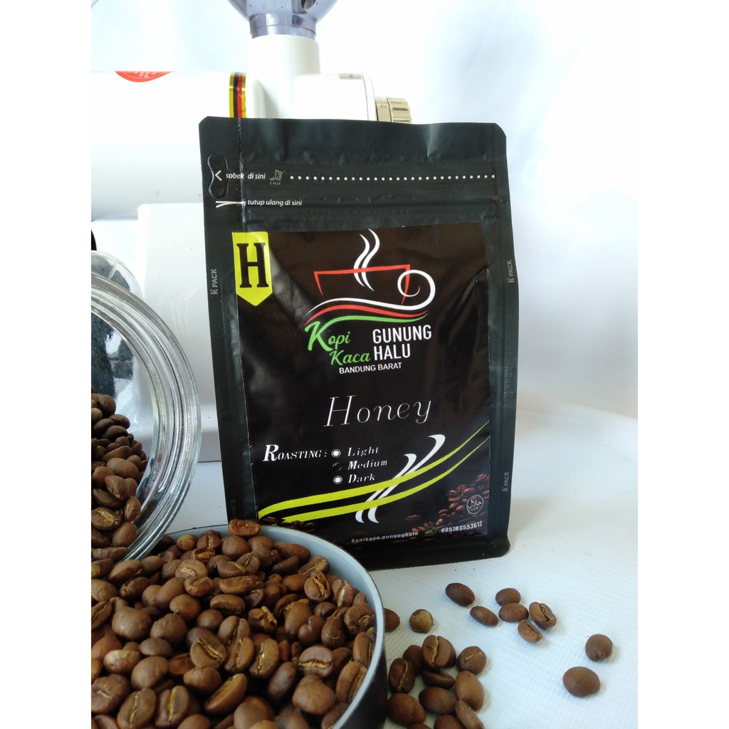

KOPI ARABICA GUNUNG HALU HONEY PROCESS 200gr BUBUK/ROAST BEAN