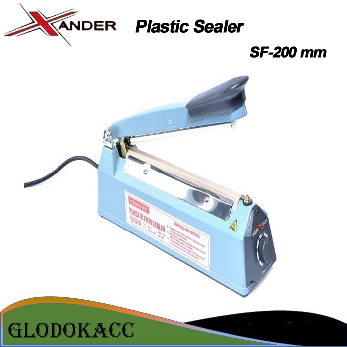 Impulse Sealer / Alat Press Perekat Plastik 20cm / Xander Plastic Sealer