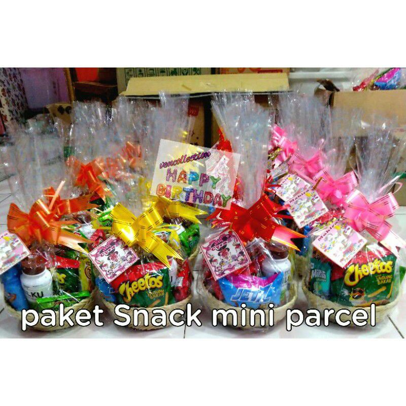 

PAKET SNACK ULANG TAHUN ANAK KERANJANG BAMBU / PARCEL MINI ULTAH / BINGKISAN HADIAH / PAKET BINGKISAN MURAH