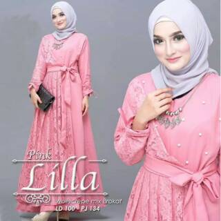 Gamis lilla dress maxy terbaru | Shopee Indonesia