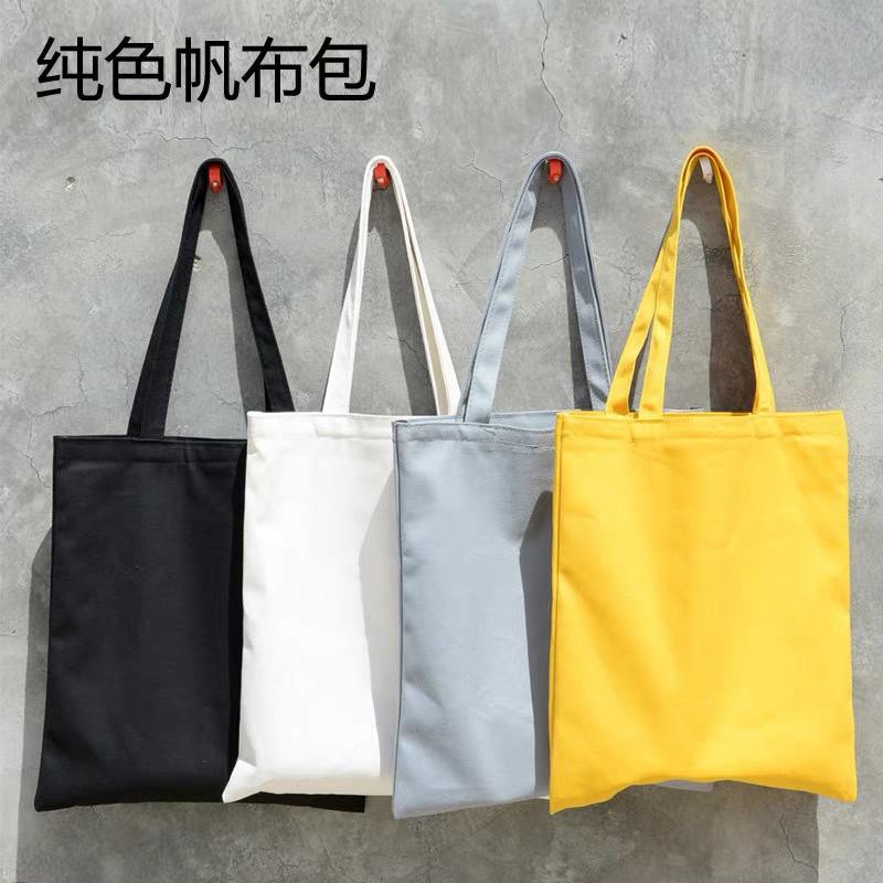 SANSURBAGSPLAN - Tote Bag Wanita Kanvas Polos - Tote Perekat