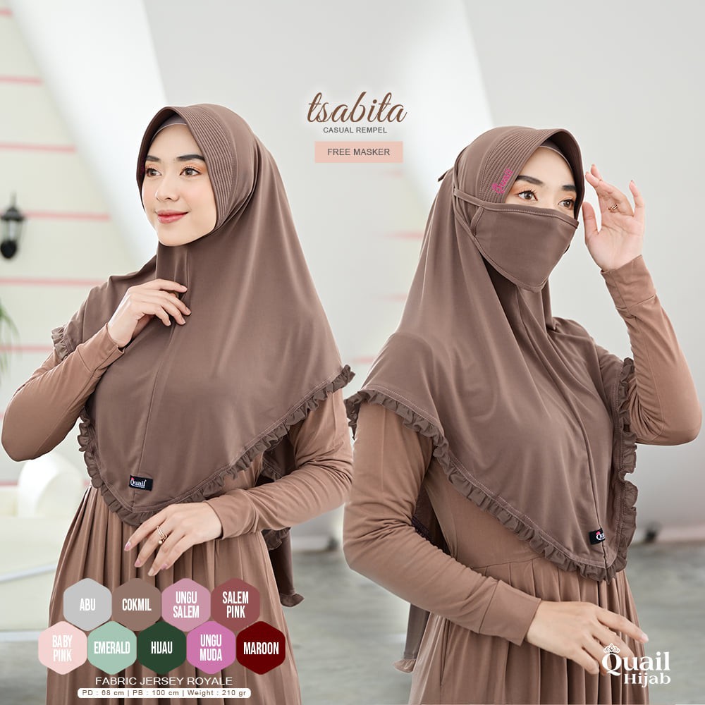 HIJAB INSTANT TSABITA ORI AHFILL DAN FARRAH HIJAB