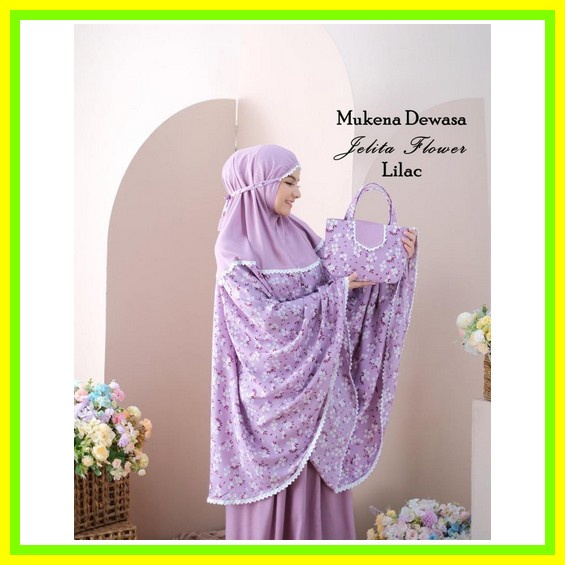 Khadijah Label Mukena Travelling Maira Taro 2 In 1 Mukena Dewasa Mukena Travel Mukena Polos Mukena S
