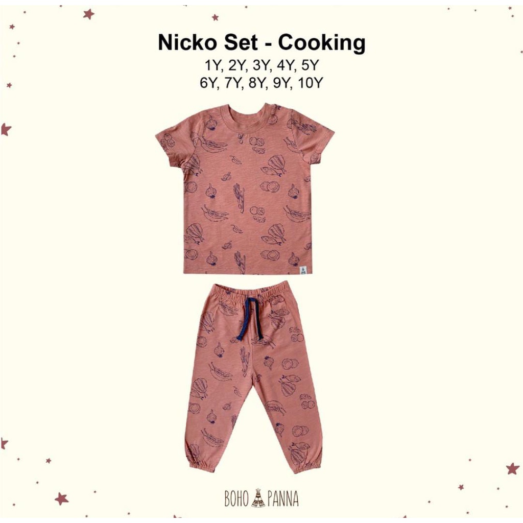 BOHOPANNA NICKO SET / SETELAN ANAK LAKI LAKI