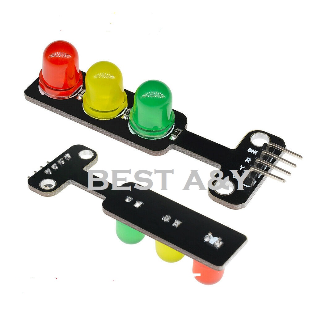 Lampu Lalu Lintas Digital LED Traffic Light Board 5V Traffic Signal Light Module Arduino R-Y-G 8MM