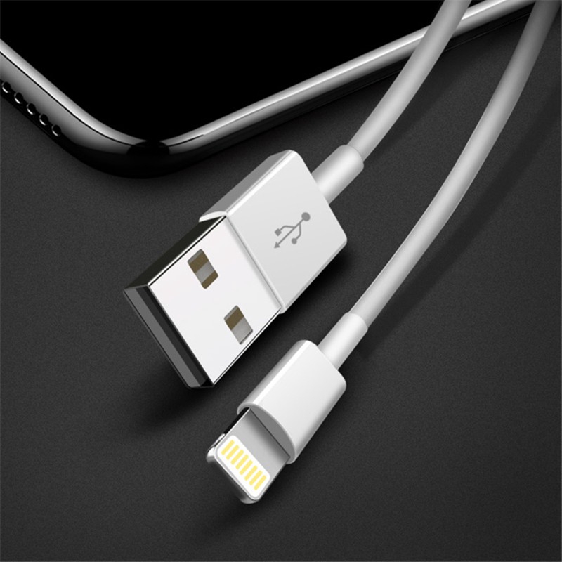 Kabel USB Untuk iPhone Charger Kabel Cas XS MAX X XR 8 7 6 6S Plus Untuk iPhone Kabel Petir Kabel Charger