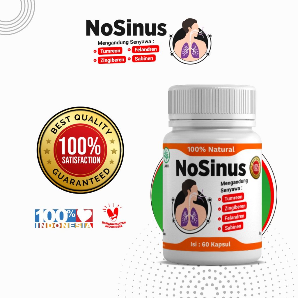 NOSINUS Herbal Melegakan Saluran Pernafasan Akibat Sinusitis