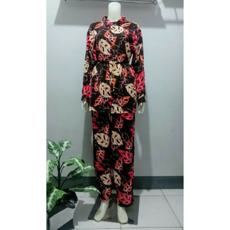 SETCEL RAYON JANDA BOLONG full kancing