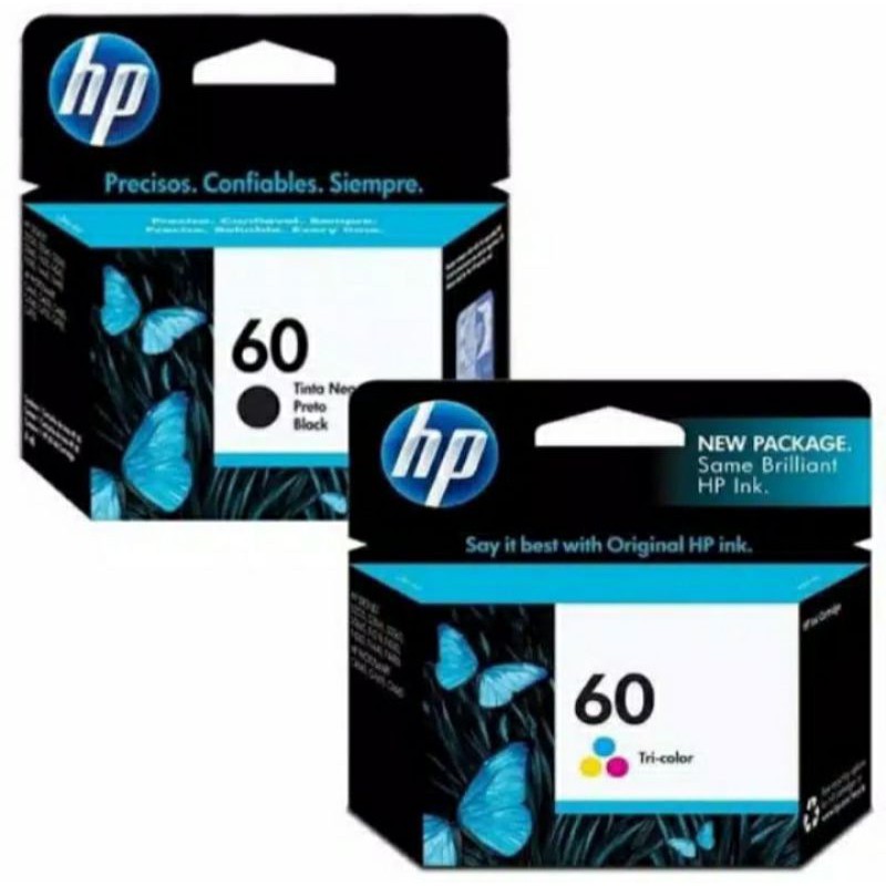 tinta cartridge 60black+60colour originalHP DESKJET : D1660 , D2560 , D2566 , D2660 , D2666 , D5560