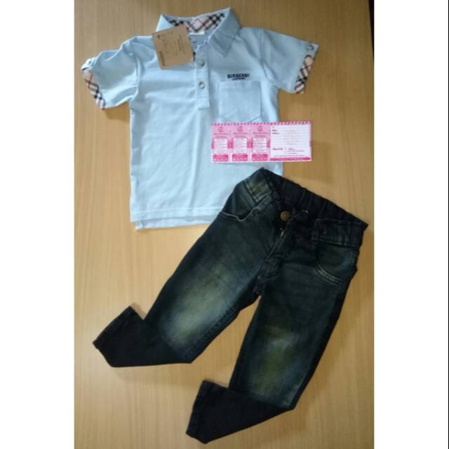 Set Import Burberry Jeans