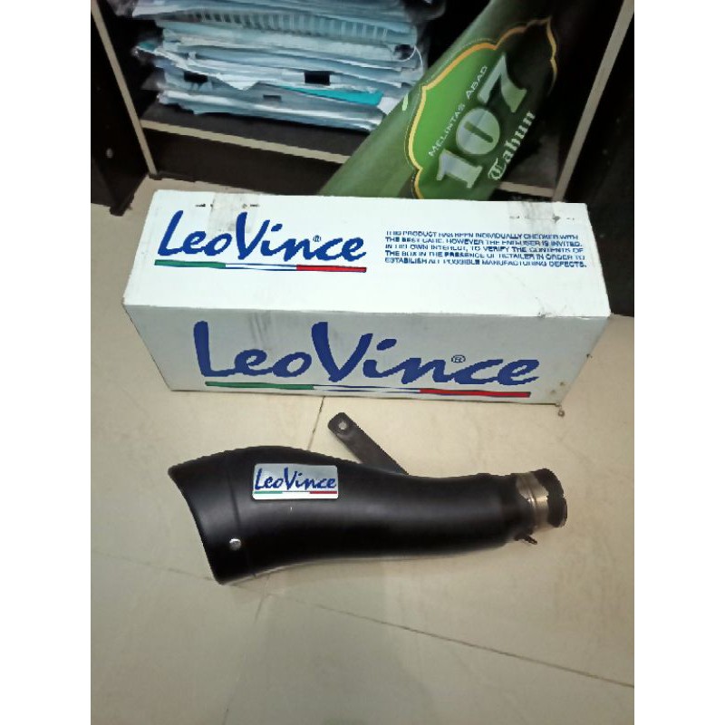 Knalpot Leovince GP Cobra Black Original Second