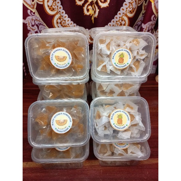 

(toples besar) wajik nanas, nangka, kawista, kacang hijau, labu kuning, sirsak khas Subang