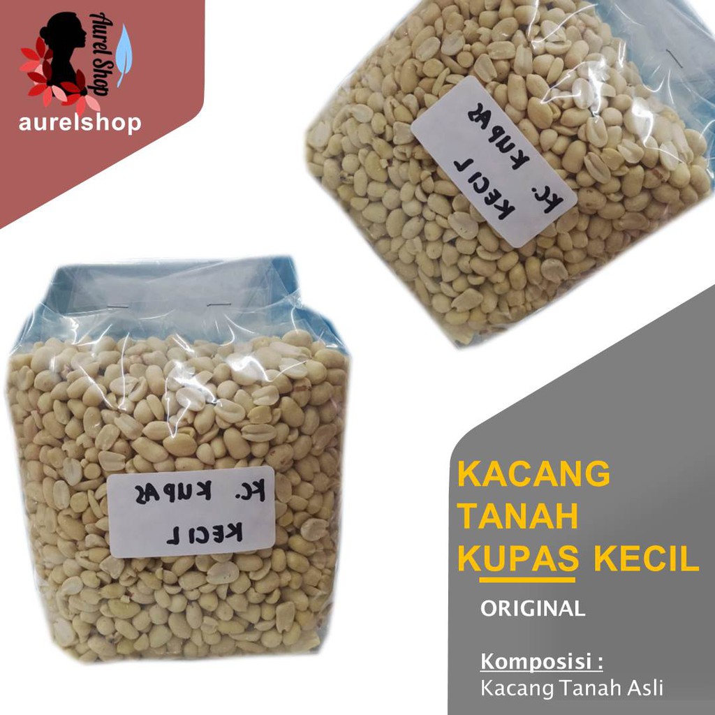 

Biji Kacang Tanah Kupas Kecil 1 kg
