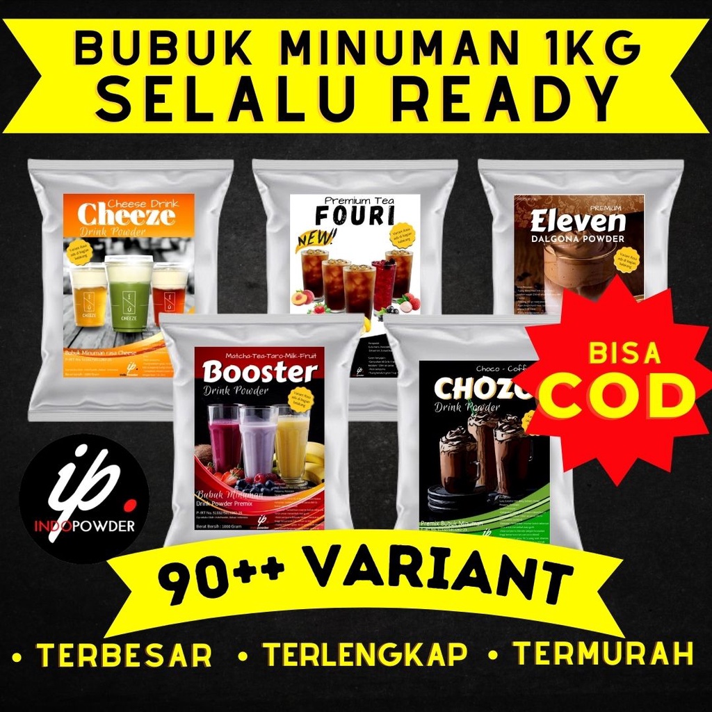 Bubuk Minuman Rasa 1Kg 90 Variant l Bisa pilih variant