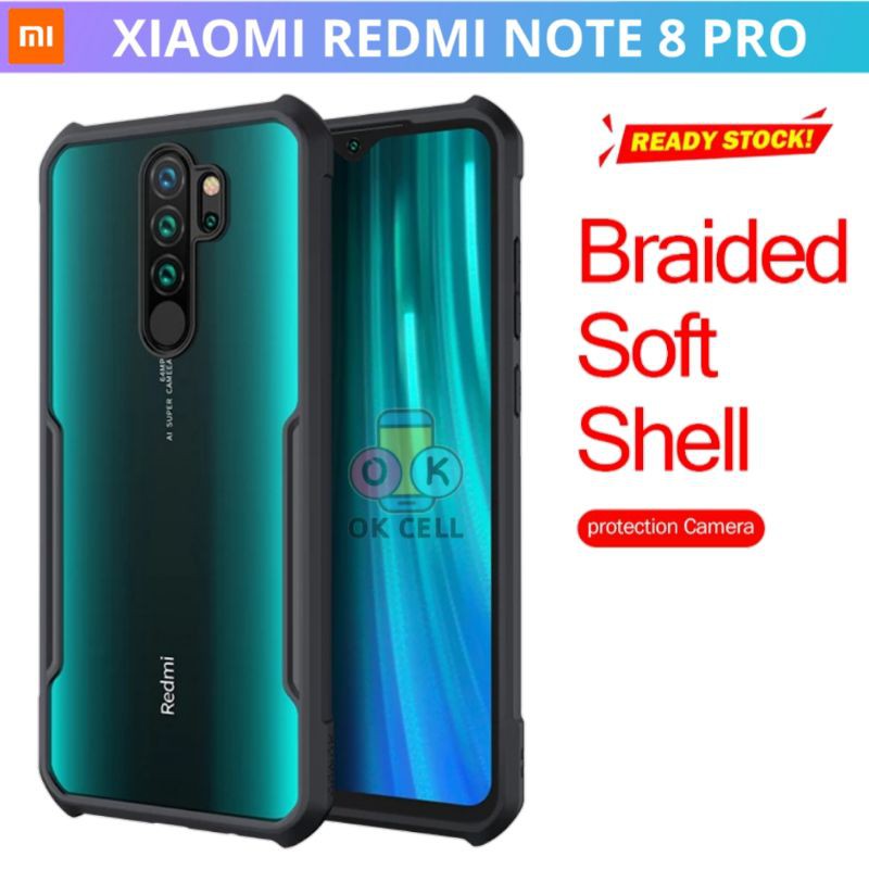 Softcase Case Xiaomi Redmi Note 8 Pro - Hardcase Bumper Anti Crack Redmi Note 8pro Silikon Casing