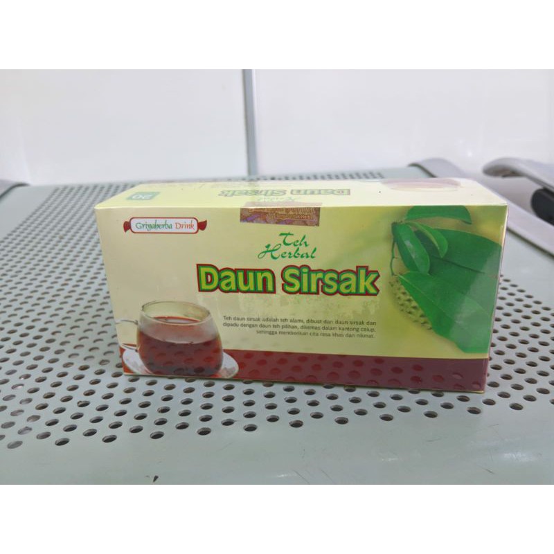 

minuman herbal teh daun sirsak griyaherba