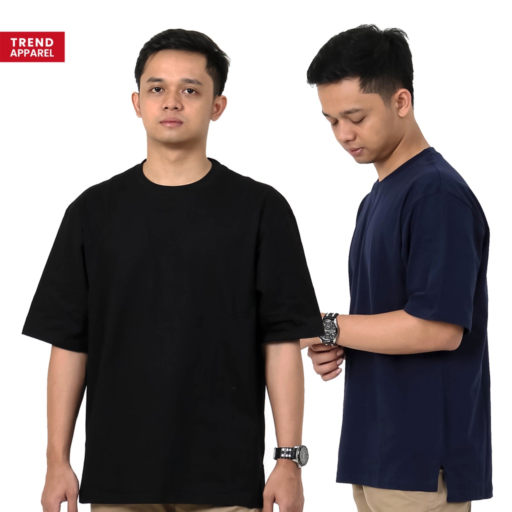 KAOS POLOS OVERSIZE COTTON COMBED 20S UNISEX