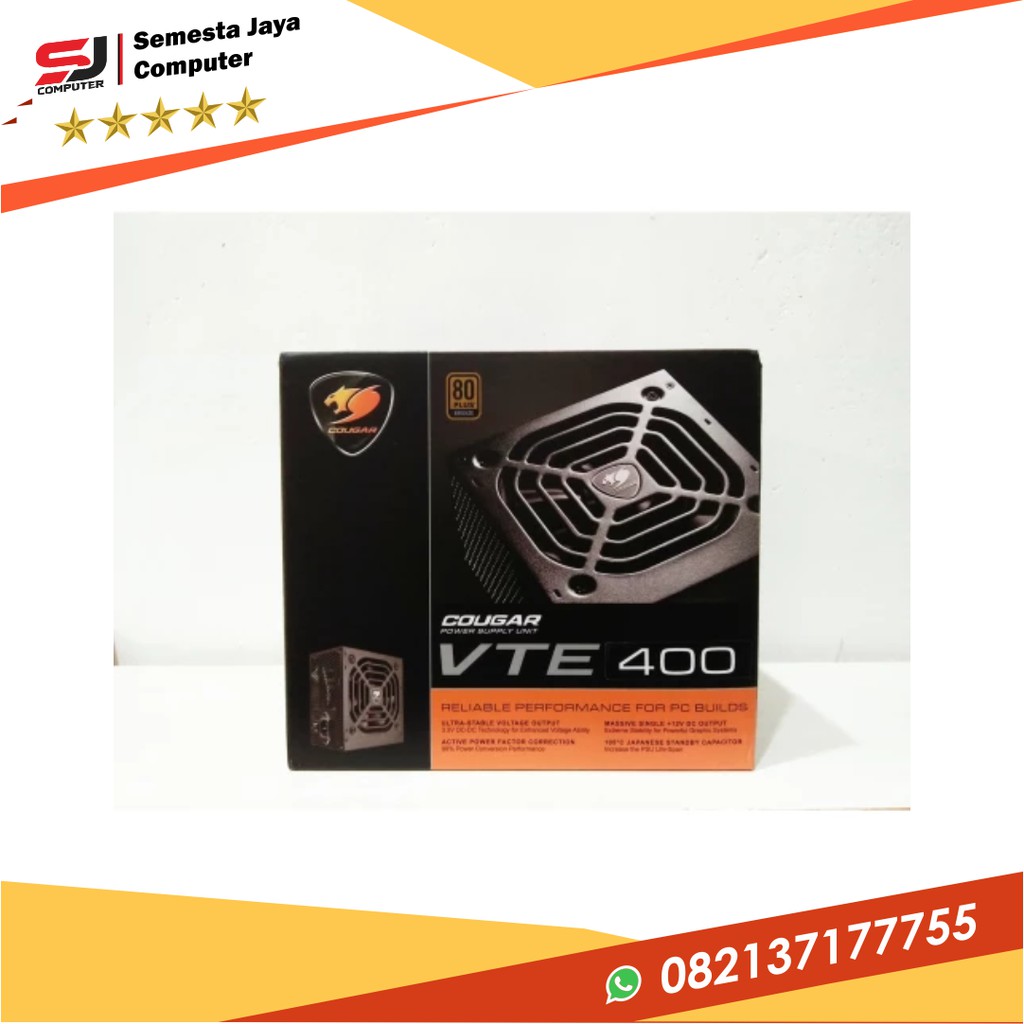 Psu COUGAR 400 VTE 80 BRONZE