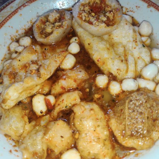 

baso aci TOP RAOSAN isian ayam pedas endesss
