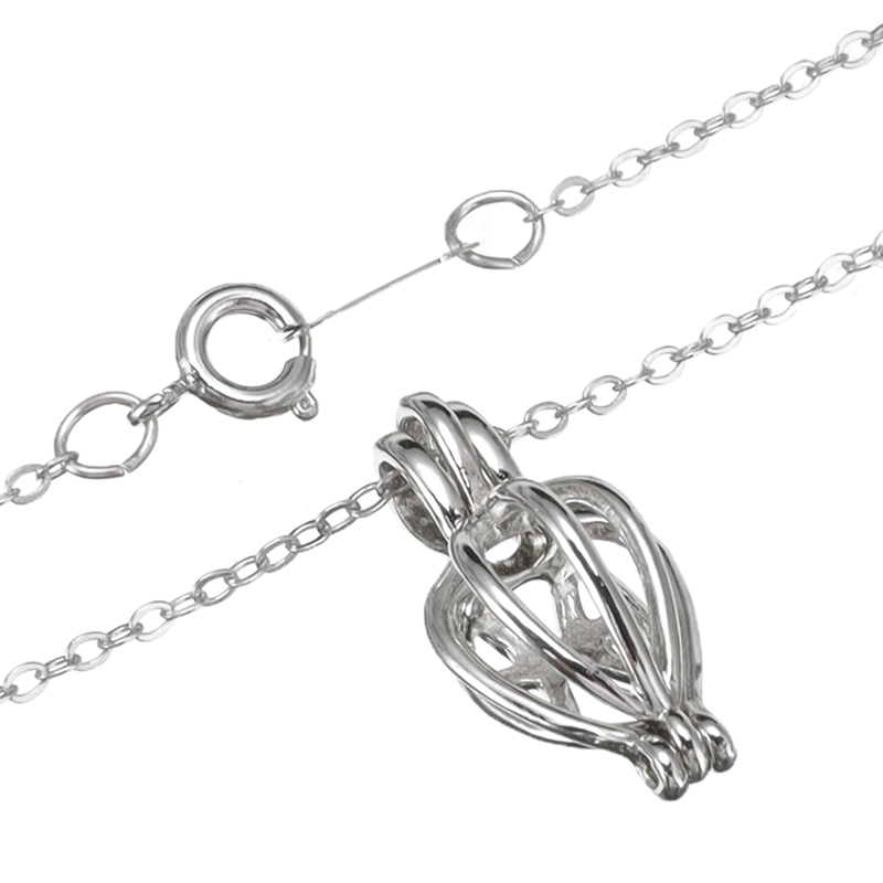 Natural Oyster Wish Pearl Jar Pendant Necklace Charm Necklace Gift Box Popular Fashion Women's Jewelry Necklace