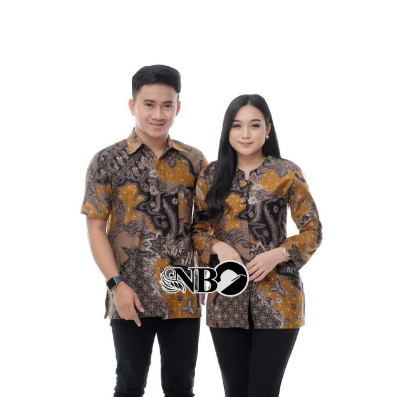 couple batik kemeja atasan batik wanita