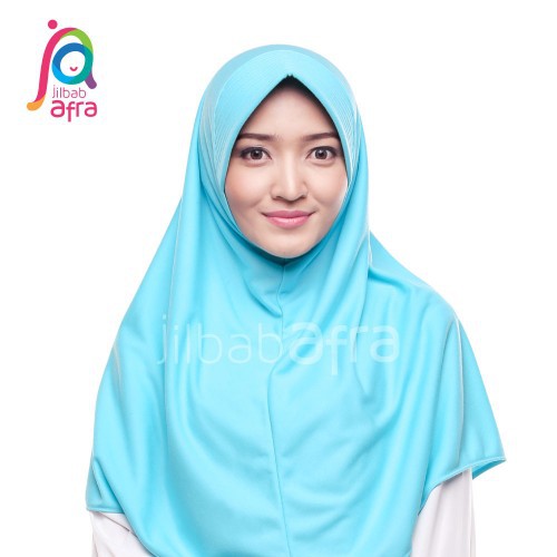 JILBAB AFRA BERIA BIRU LANGIT