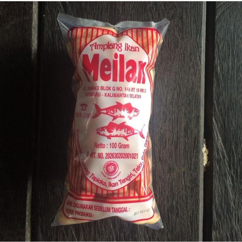 

AMPLANG MEILAN ASLI KHAS KALIMANTAN, KEMASAN 1 KOTAK ISI 10PCS