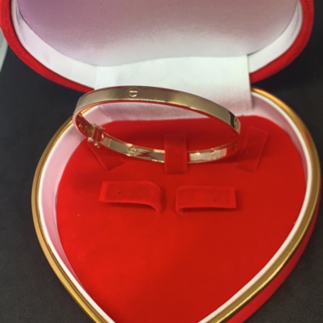 Gelang emas cartier model kosong kancing 2 mas kdr 700