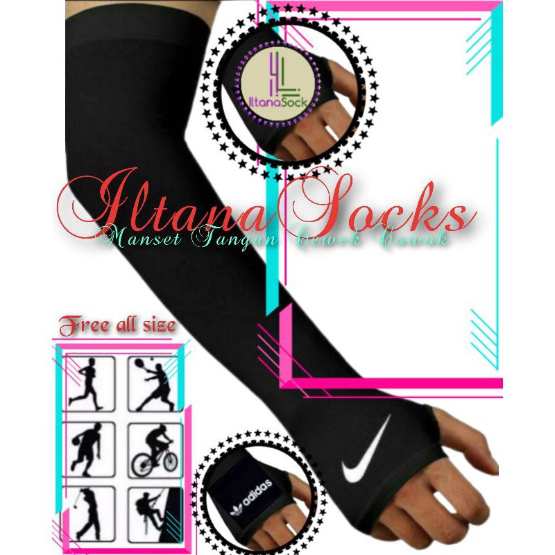 Manset JEMPOL SPORT/Handsock Jempol Model Sport/Sarung Lengan