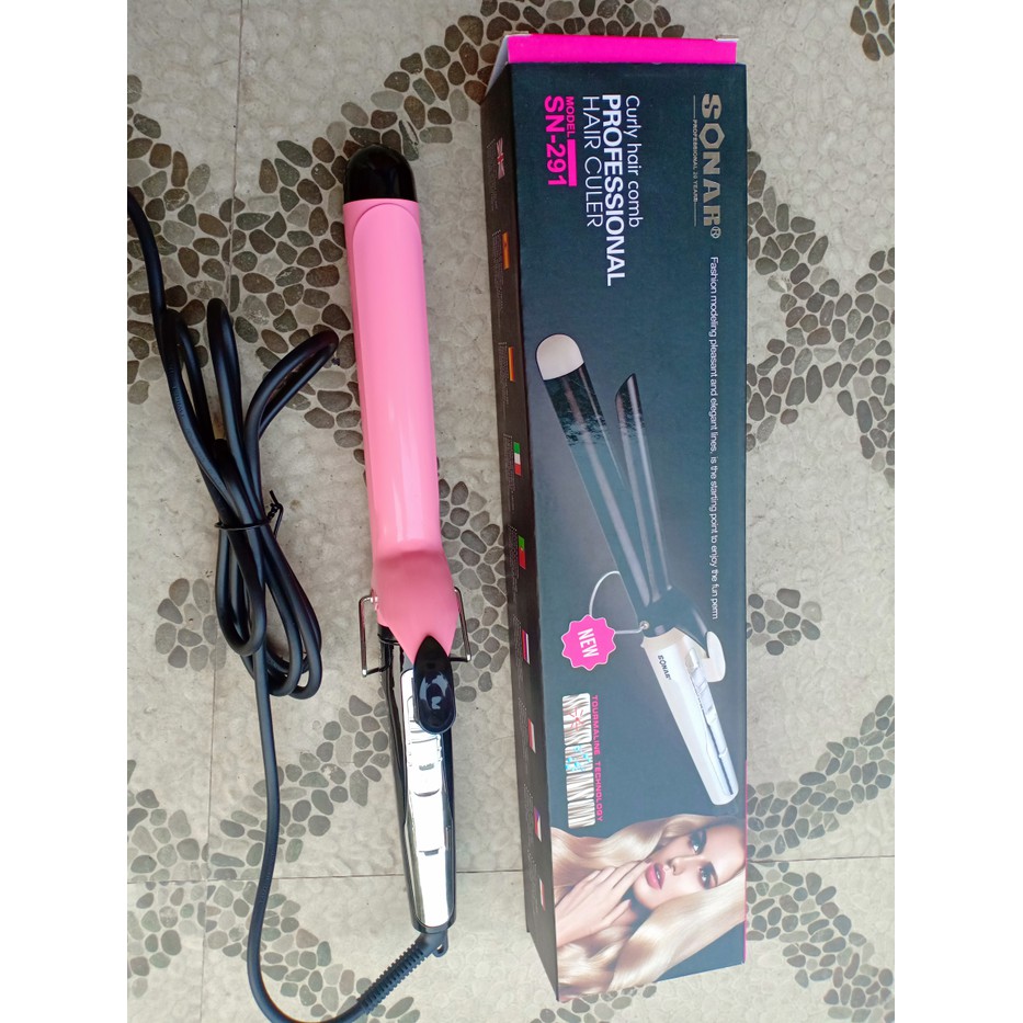 ORIGINALCATOKAN RAMBUT CURLY SONAR SN 291 PROFESSIONAL CURLER SONAR CURLY TONG 32mm , Catok keriting