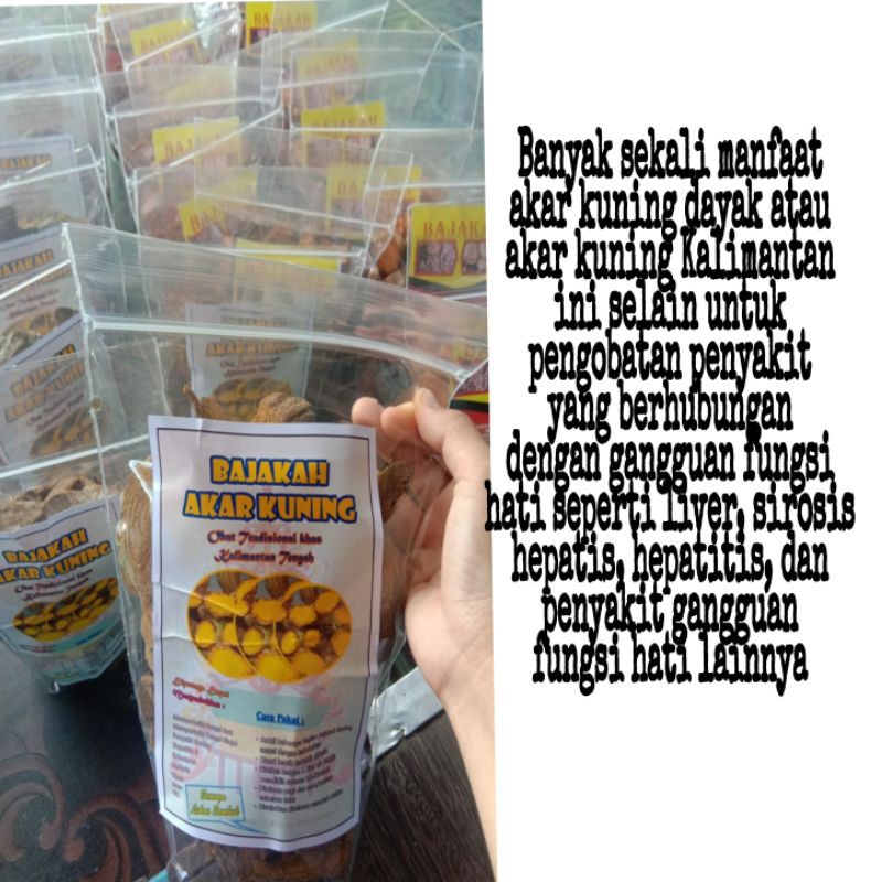 

Bajakah Akar Kuning (Original) Siap Pakai