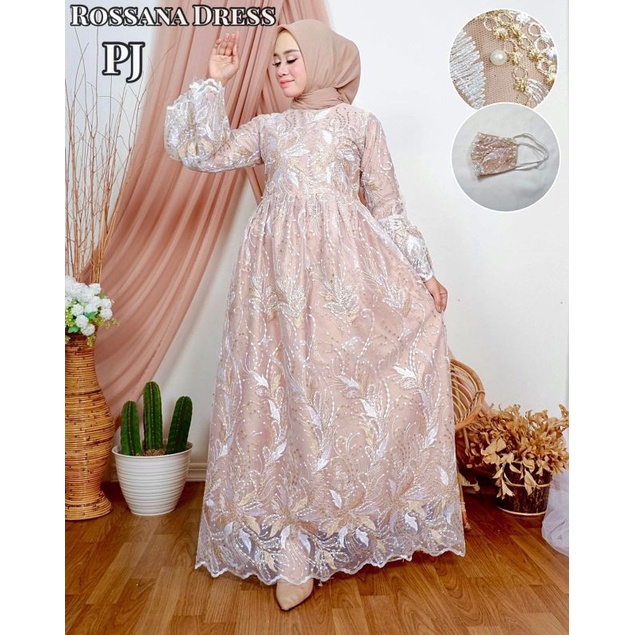 PJ ( ROSSANA DRESS ) GROSIR KEBAYA TANAH ABANG