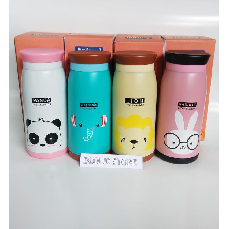 [[BISA COD]] Termos Air Panas dan Dingin 350 ml Karakter Gelas Cangkir BERKUALITAS Kode 542