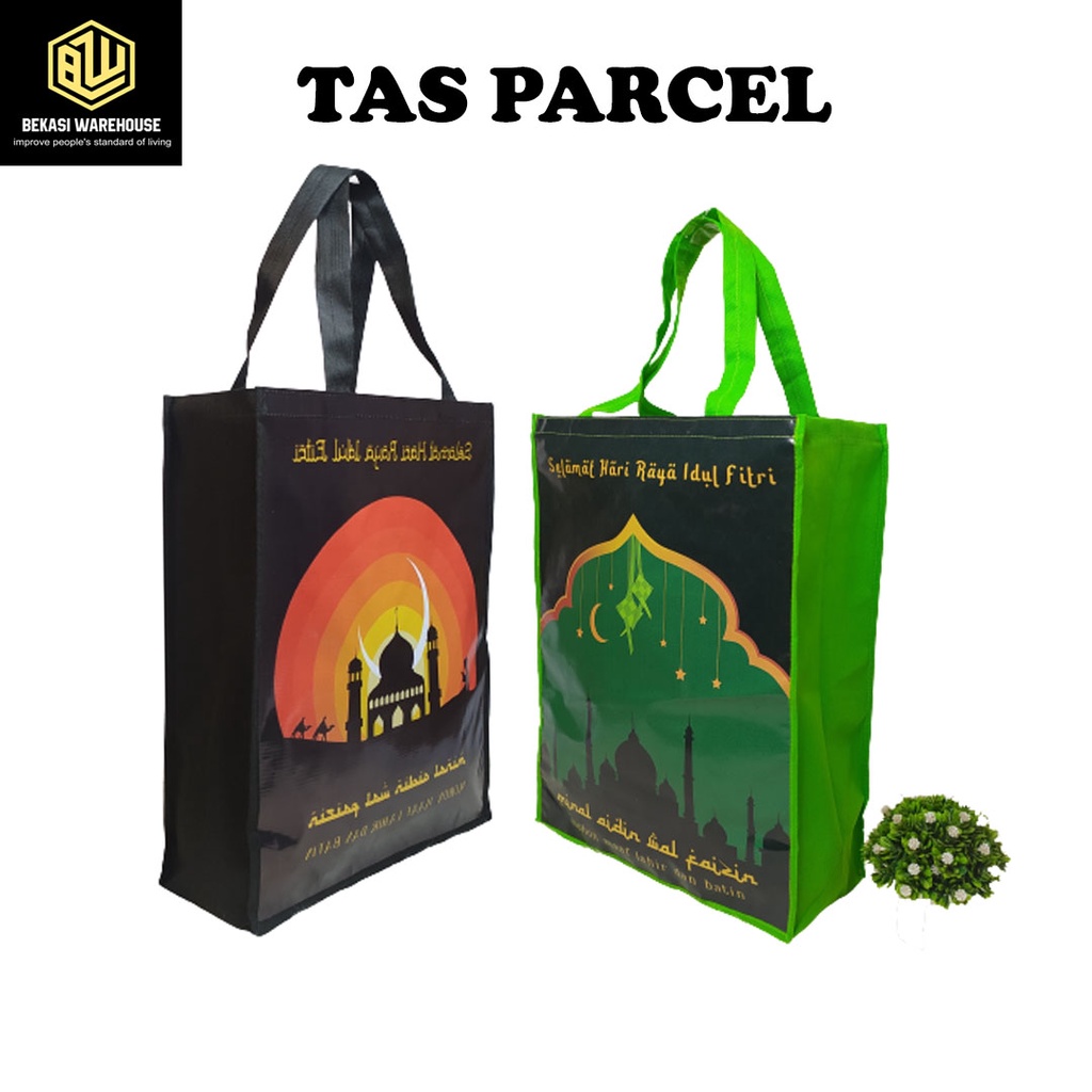 

GOODIE BAG/TAS LEBARAN/TAS SPUNBUND/ PARCEL LEBARAN/TAS BANNER/ TAS PARCEL LEBARAN JUMBO 35X45X16 CM