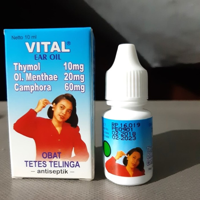 VITAL EAR OIL OBAT TETES TELINGA ANTISEPTIK ISI 10 ml