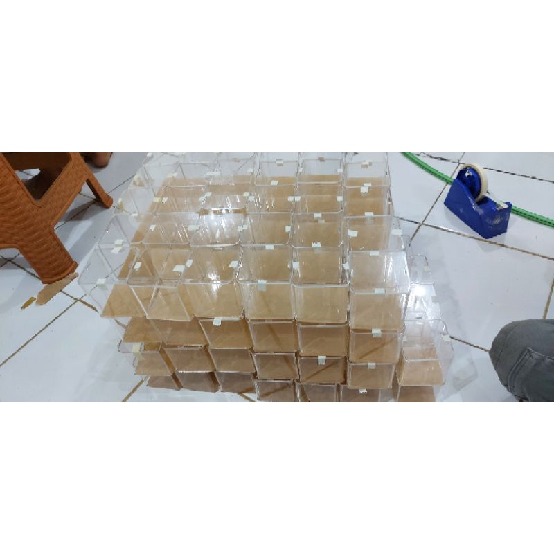 

acrylic box sliding hampers 9x16.5x18