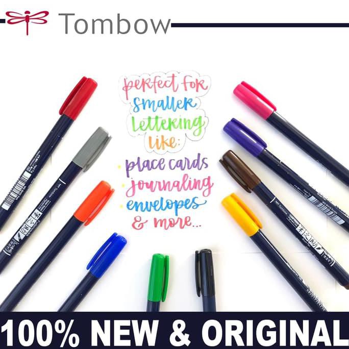 

Silahkan Order] Murah !!! Tombow Fudenosuke Brush Pen Color Version Hard Tip