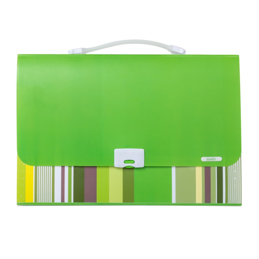 Bantex PP Fancy Stripes Expanding File 13 pocket Folio 3608