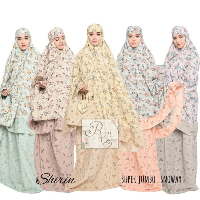 Mukena Super Jumbo Snoway Rhayanh Shirin