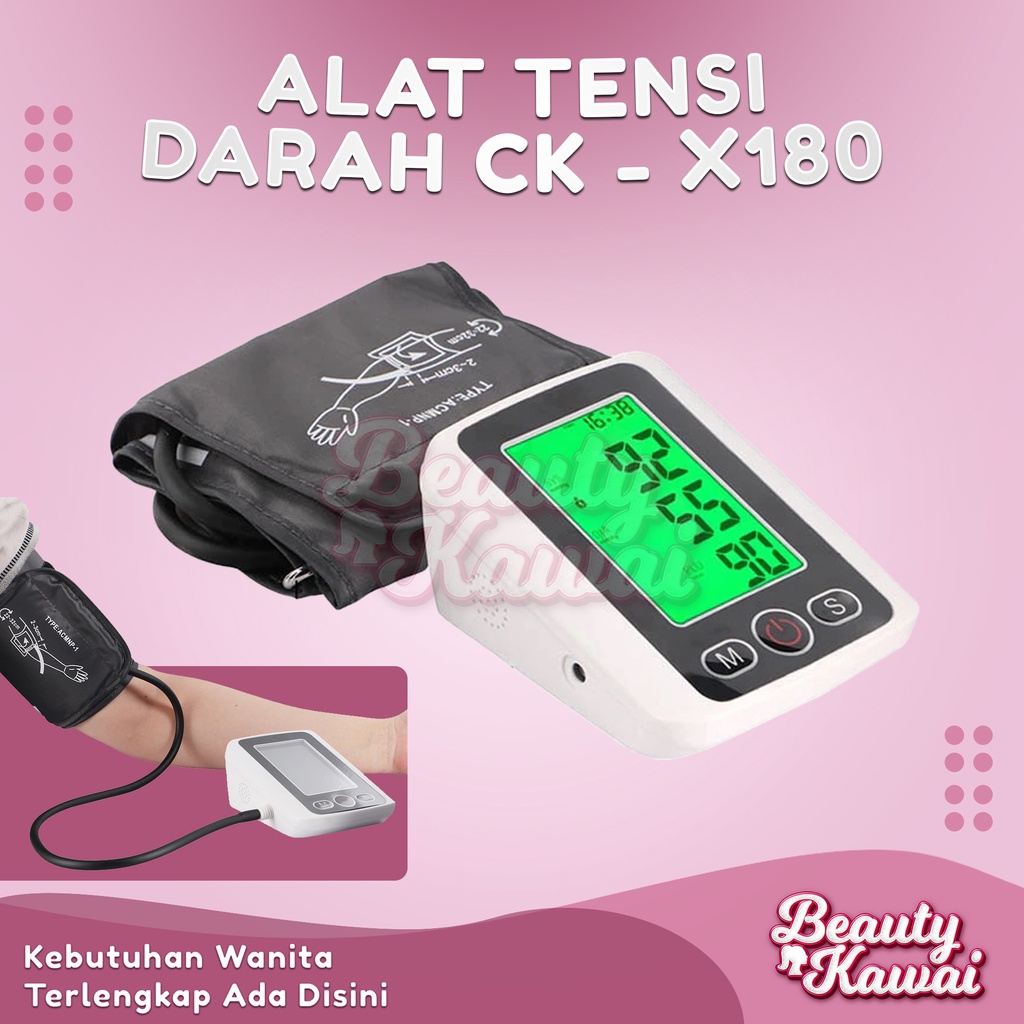 Alat Tensi Darah Digital Display Upper Arm Blood Pressure X180 Monitor