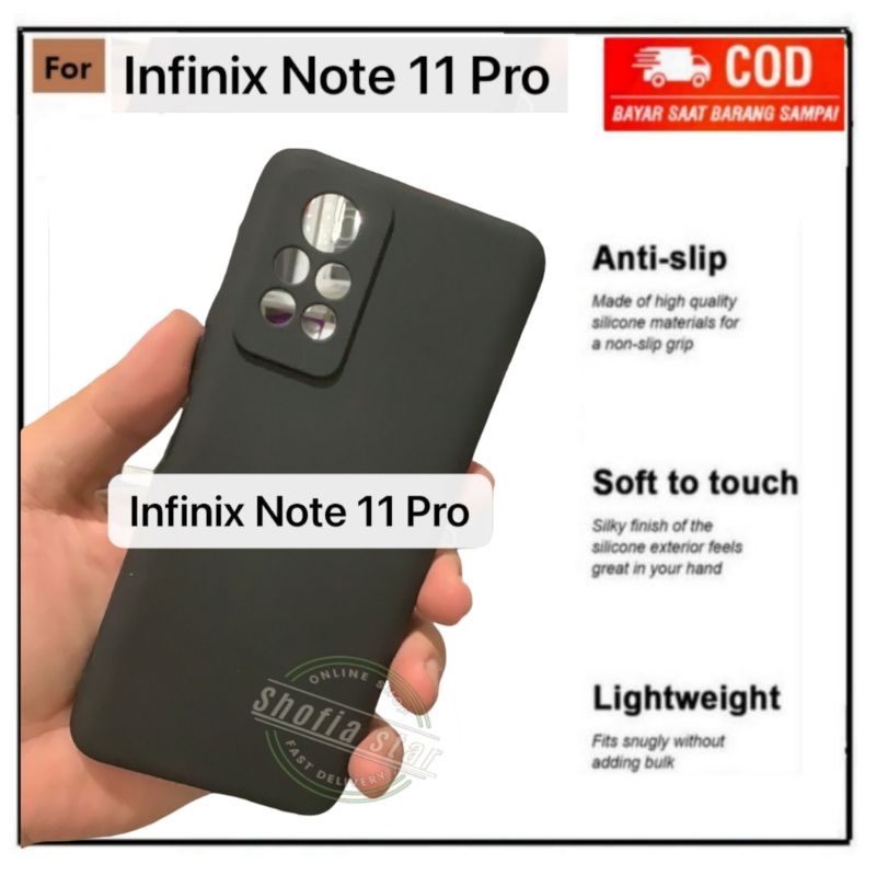 Case infinix Note 30 Pro Note 30 note 11 11s 11 Pro 11 Nfc 10 pro 10 Hot 11 11s HOT 11S Nfc Zero X pro SoftCase Black Slim Matte Protect Camera