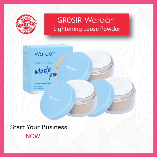 [GET 3 PCS] 27.600/PCS | WARDAH| WARDAH LIGHTENING| BEDAK TABUR| BEDAK WARDAH| BEDAK| KOSMETIK| GROS