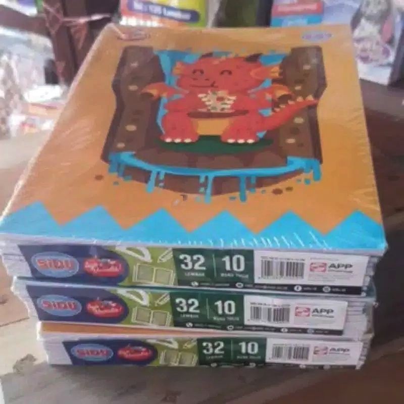 

Buku Tulis Sekolah Sidu 32 /1 Pack isi 10