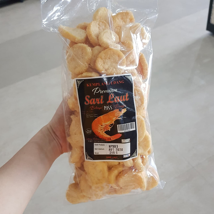 

kemplang udang merk sari laut 200 g