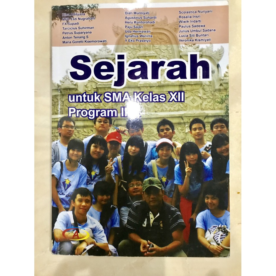 Buku sekolah - Sejarah untuk SMA kelas XII (12) program IPA